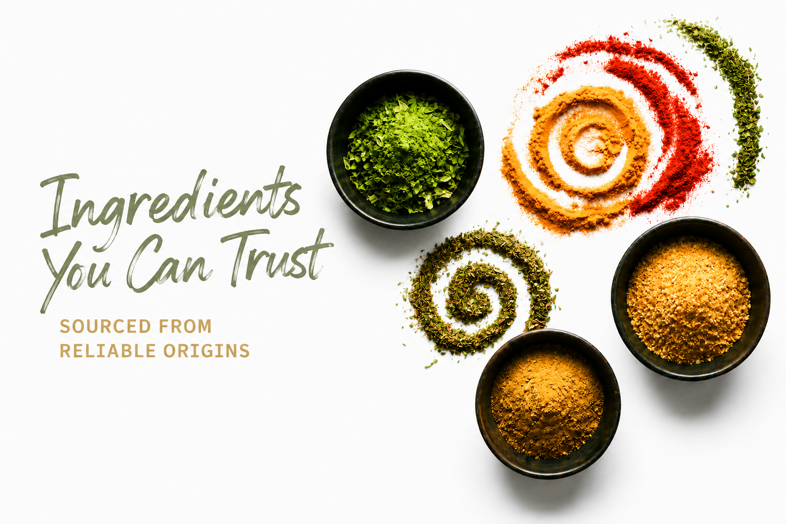 Ingredients You Can Trust